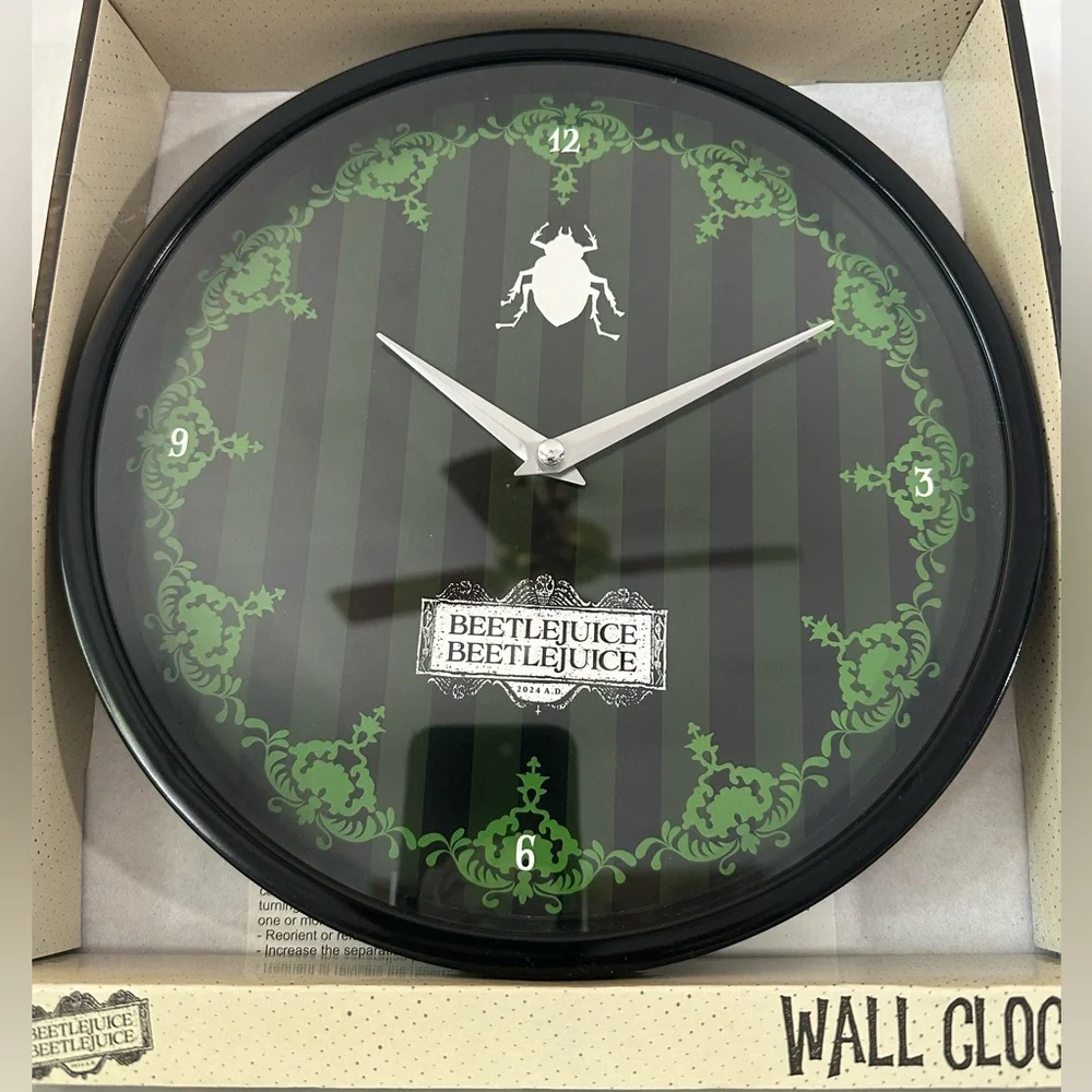 🆕Beetlejuice Wall Clock